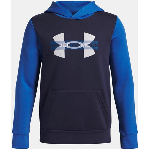 Under Armour UA Rival Flc Cblck Grphc HD-BLU Boys&amp;#039; Sweatshirt - Boys Slike