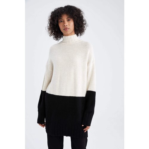Defacto Regular Fit Half Turtleneck Tunic Slike