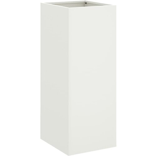 Maison Chic Cvetlično korito - Cvetlični Lonec belo 32x29x75 cm jeklo, (21789470) Cene
