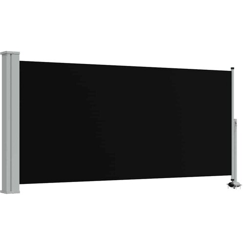  Uvlačiva bočna tenda za terasu 120 x 300 cm crna Slike