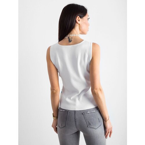 Fashion Hunters White and blue striped top Slike