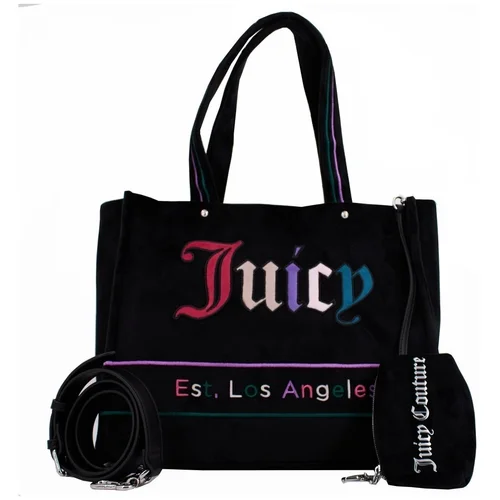 Juicy Couture Torbe BIJIR5521WTVM06 IRIS MULTICOLOR VEL Črna