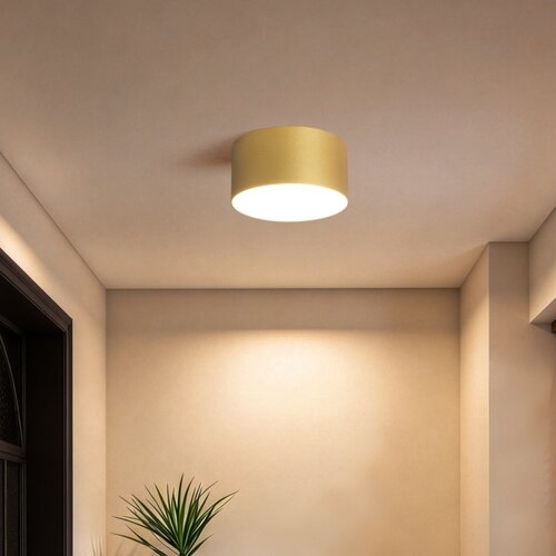 Brilagi LED plafonsko svetlo za kupatilo FORIS LED/14W/230V prečnik 12 cm zlatna IP4 Slike