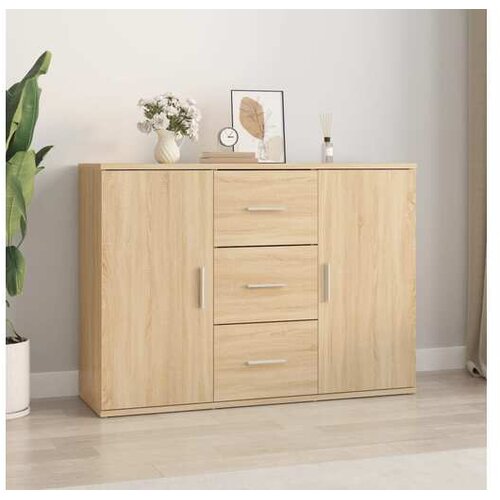  Komoda boja hrasta sonome 91x29 5x65 cm konstruirano drvo Cene
