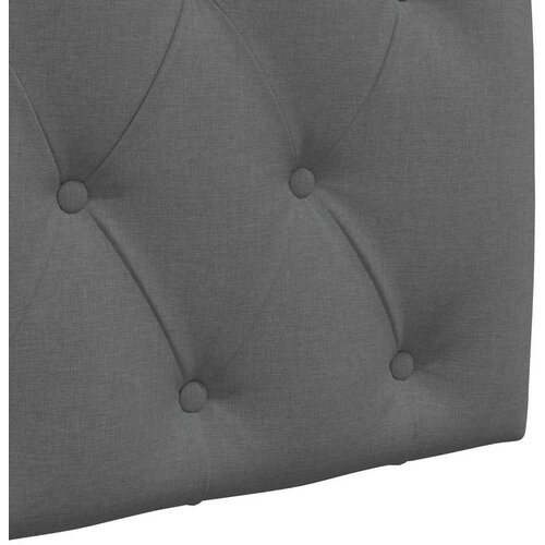  Držeće uzglavlje Zidne Tamno siva 150 x 55 x 7 cm tkanina - Tamno siva 140 cm bez LED Slike