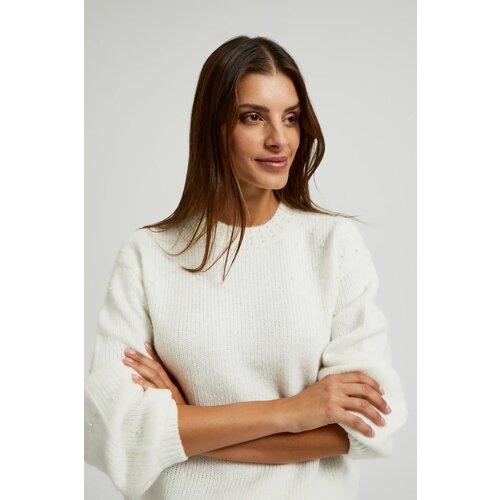 Marisse Women's Sweater Z-Sw-4570 Off White Cene