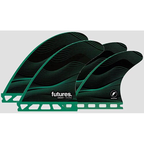 Futures Fins Quad F6 Honeycomb Legacy Neutral M Fin Set green Cene