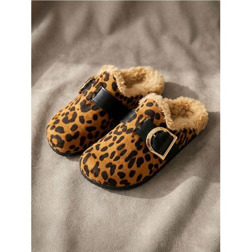 Sinsay Mule natikače s leopard uzorkom i kopčom Cijene