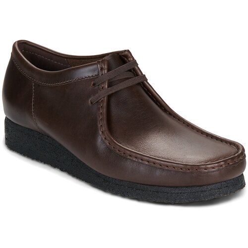 Clarks Originals Čevlji Derby Wallabee Kostanjeva Cene