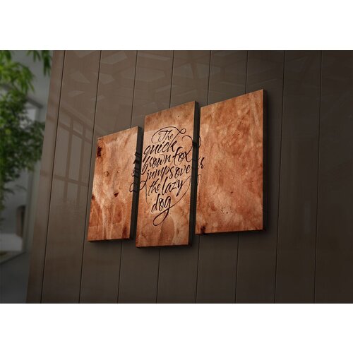 Wallity Set slika sa LED osvetljenjem 3PATİACT-23, 3 Dela Cene