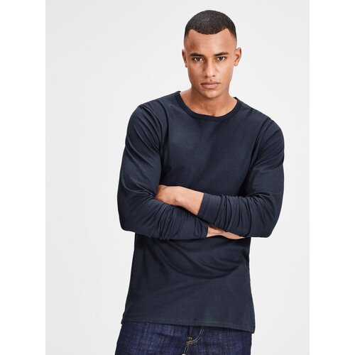 Jack &amp;amp; Jones Dark blue men&amp;#039;s long-sleeved T-shirt Basic - Men&amp;#039;s Slike