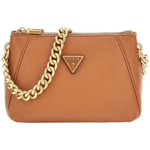 Guess Naramna torba LARYN LARGE HOBO Kostanjeva Slike