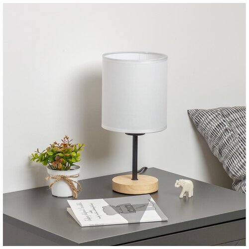  Brilagi - Stona lampa NUBILA WOOD 1xE27/25W/230V hrast/bela Cene