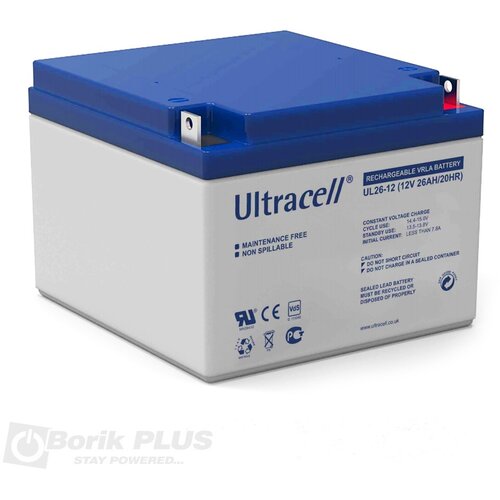 Ultracell UL 26-12 Olovna VRLA baterija 12V 26Ah Slike