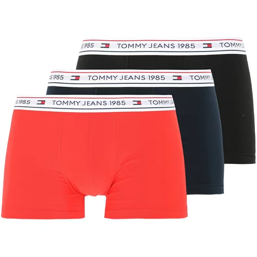 Tommy Jeans Bokserice morsko plava / crvena / crna / bijela