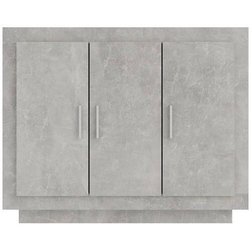  Komoda siva boja betona 92x35x75 cm od konstruiranog drva Slike