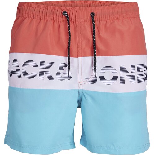 Jack &amp;amp; Jones Mu&amp;scaron;ke kupaće hlače Colorblock Narančasta Slike
