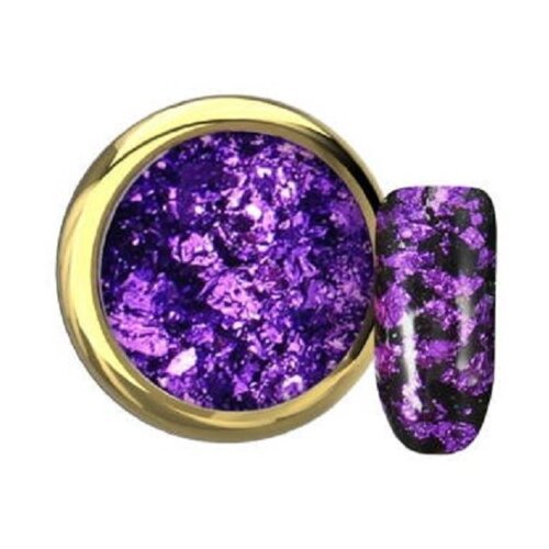 Makear nail art aluflakes-violet fever ukrasne ljubičaste Slike