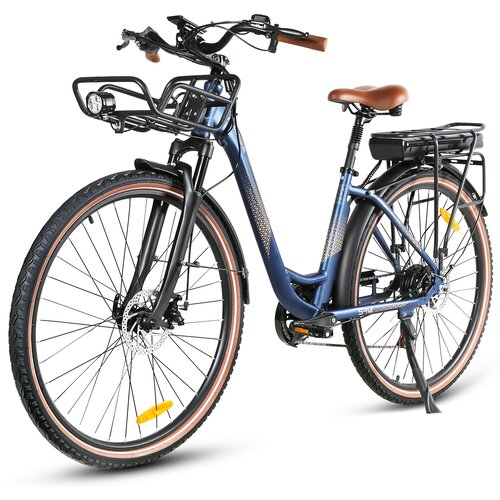 Samebike RS-A07 Mestno električno kolo za prosti čas, 500 W 36 V 13 Ah, modro, (21960258) Cene