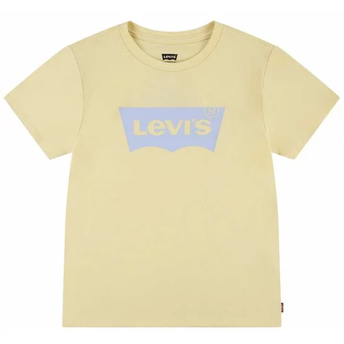 Levi's Otroška kratka majica zelena barva