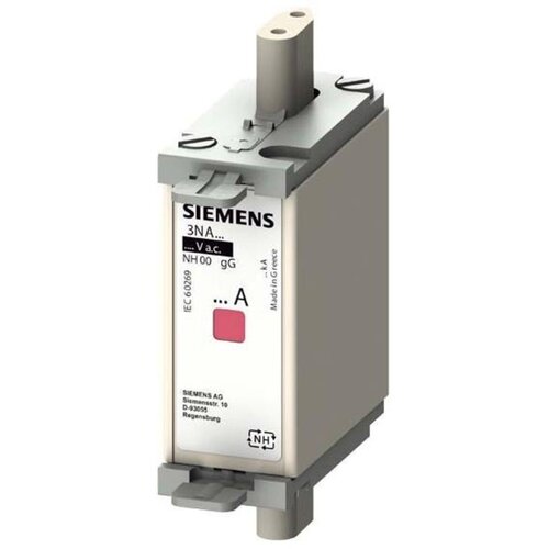 Siemens <br> Siemens<br> 3NA6824<br> uložak osigurača <br> <br> <br> Veličina osigurača = 000<br> <br> 80 A<br> <br> 500 V/AC, 250 V/DC<br> 3 St.<br> Cijene