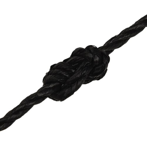  Radno uže crni 3 mm 25 m od polipropilena Slike