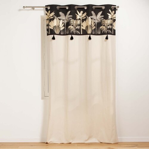 Douceur d&amp;#039;int&amp;eacute;rieur Crna/bež zavjesa 140x240 cm Karaba &amp;ndash; Slike
