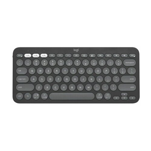 Logitech tipkovnica K380s SLO brezžična Pebble Keys 2 temno siva 920-011851 Slike