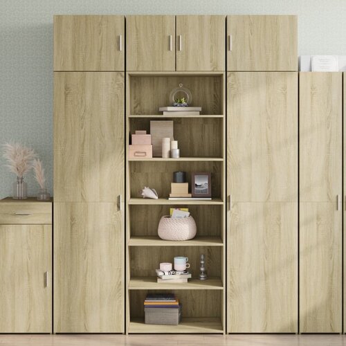 vidaXL Visoka omara sonoma hrast 70x41x185 cm inženirski les Cene