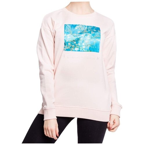 Vans Puloverji X Vincent Van Gogh WM Almond Blossoms Crew Rožnata Slike