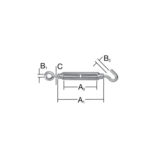 VORMANN Zatezač NIRO M6x90 kuka/karika do 10/10mm RF Cijene