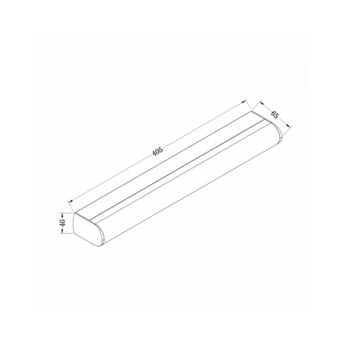 Vesta 597 ZIDNA LAMPA LED 9W 4200K SIVA Slike