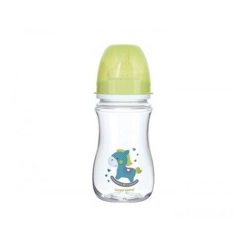 Canpol baby flašica široki vrat, antikolik - easy start- toys - 240 ml - green horse Cene