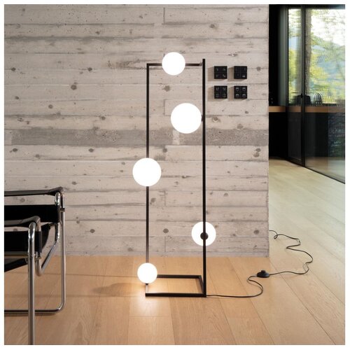 Ideal Lux - LED stojeća lampa ANGOLO 5xG9/3W/230V crna Slike