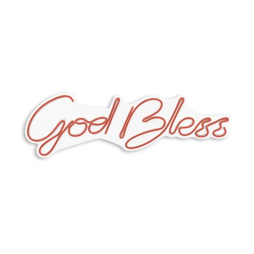 WALLXPERT dekorativna plastična led rasveta god bless red Cene