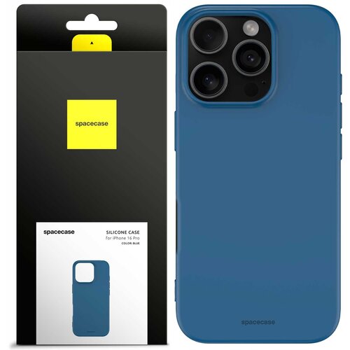 Spacecase SILIKONSKI OVITEK ZA IPHONE 16 PRO MODER OVITEK, (21967322) Cene