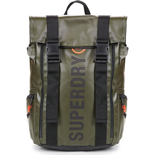 Superdry Tarp Roll Top Rucksack Kaki Slike
