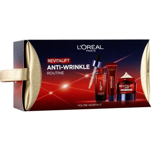L&amp;acute;Or&amp;eacute;al Paris Revitalift Anti-Wrinkle poklon set za zrelu kožu lica Slike