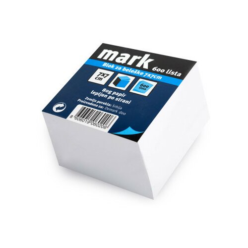 Mark savpo blok za beleške 7x7 cm 600 lista,lajmovan 060206 ( B080 ) Cene