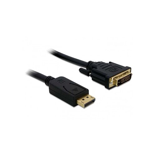 Delock DisplayPort / DVI priključni kabel 3.00 m 82592 crna [1x muški konektor displayport - 1x muški konektor dvi, 24 Cijene
