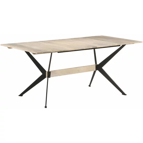  blagovaonski stol 180 x 90 x 76 cm od masivnog drva manga