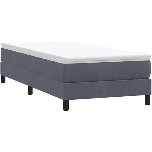 Box Spring krevet bez madraca tamno sivi 90x210 cm samt Cene