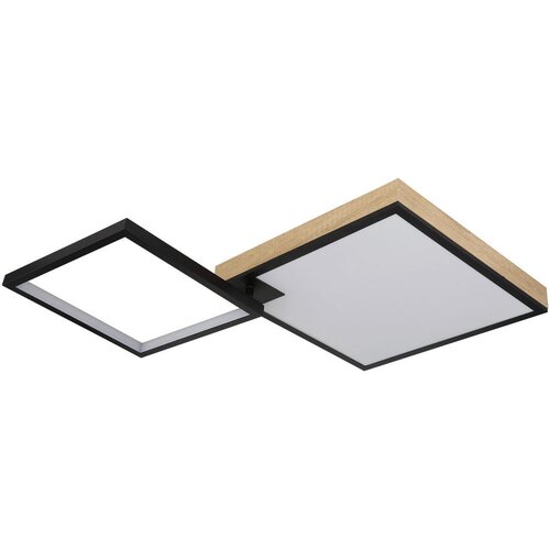 Globo LED stropna svjetiljka Jacky (40 W, Topla bijela, Crna, smeđa, D x &amp;Scaron; x V: 855 x 550 x 100 mm) Slike