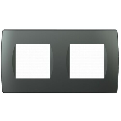 Tem Čatež Okvir za modularne vtičnice in stikala Soft (2 x 2 modula, antracit) Cene