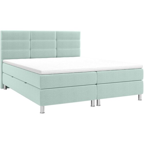 CARRYHOME POSTELJA Z VZMETNICO 140 cm x 200 cm , tekstil turkizna Cene