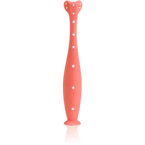 Frida Baby trokutasta četkica za zube za bebe toothhugger pink Slike