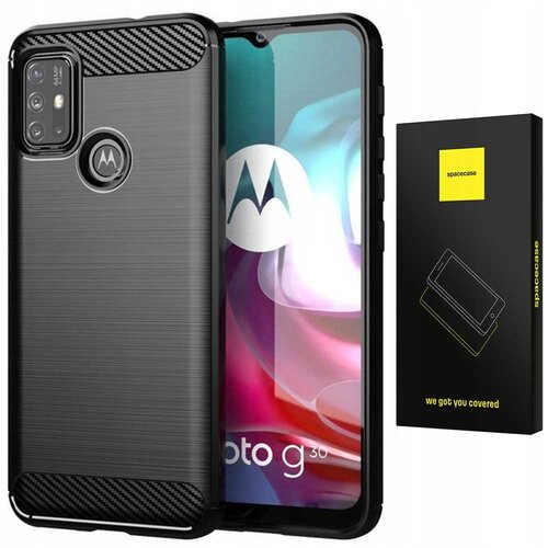 Spacecase OVITEK ZA MOTOROLA MOTO G10 G30 CARBON BLACK, (21962753) Cene