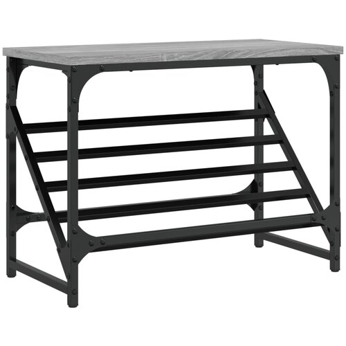 Maison Chic Regal za čevlje - Polica za čevlje siva sonoma 60x30x45 cm inženirski les, (21777167) Slike