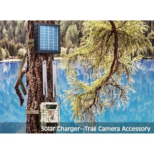 KI-TEC Willfine Solar Charger SP100 Solarpanel f&amp;uuml;r Wildkameras Slike