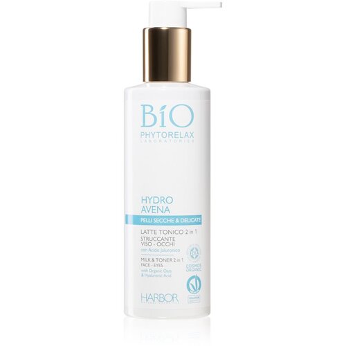 Phytorelax Laboratories Bio Hydro Avena čistilno mleko + tonik za obraz 200 ml Slike